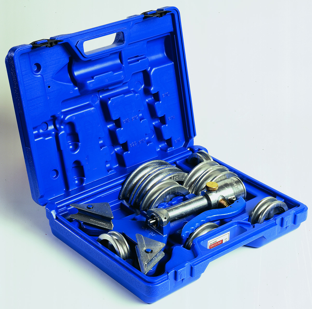 Bild eines Koffer mit standard Werkzeugen von Ercolina